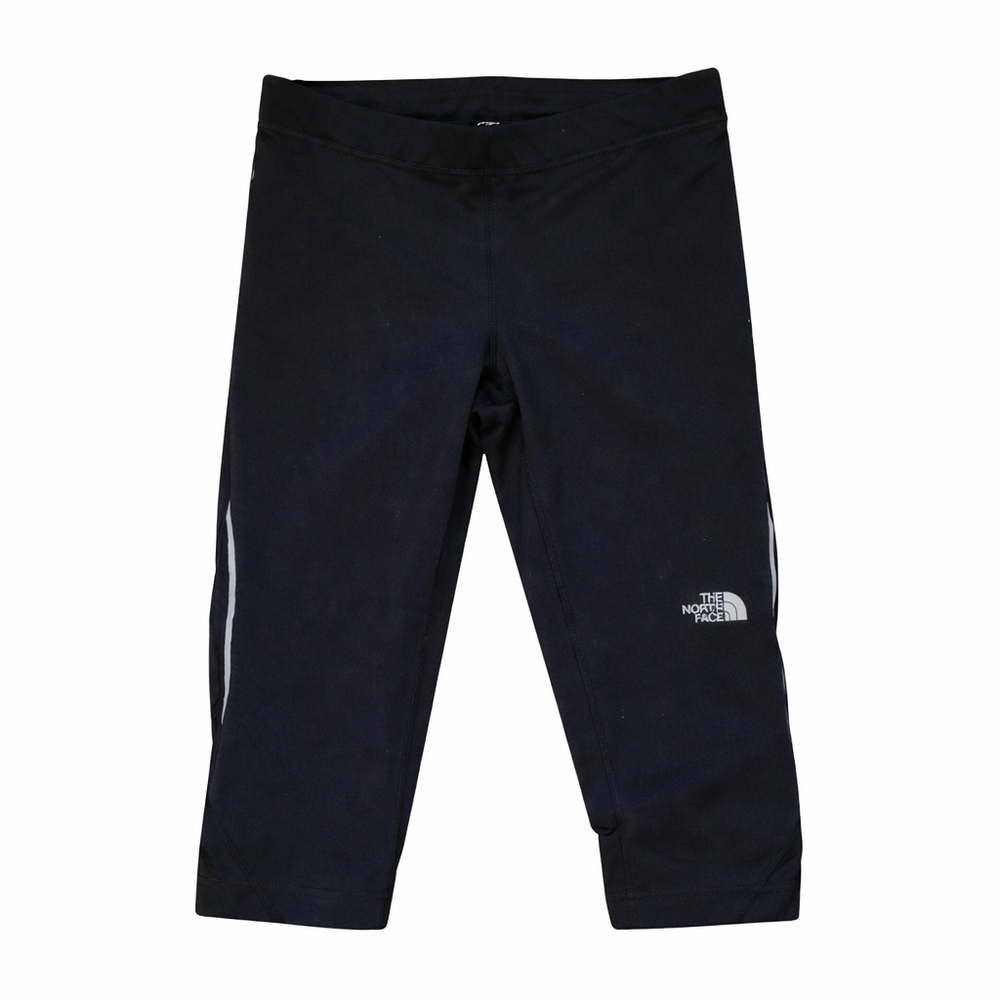 The North Face small Athletic Compression Leggings Crop Cropped Capri Black Gym